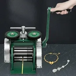 Prensa laminadora para oro y plata