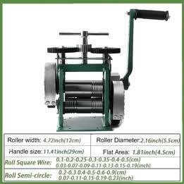 Laminadora de metal manual