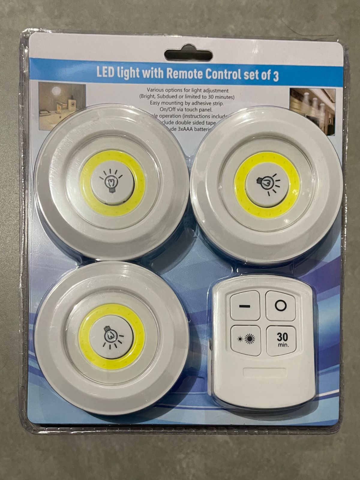 Set de Luces x 3 LED + control - Image 7