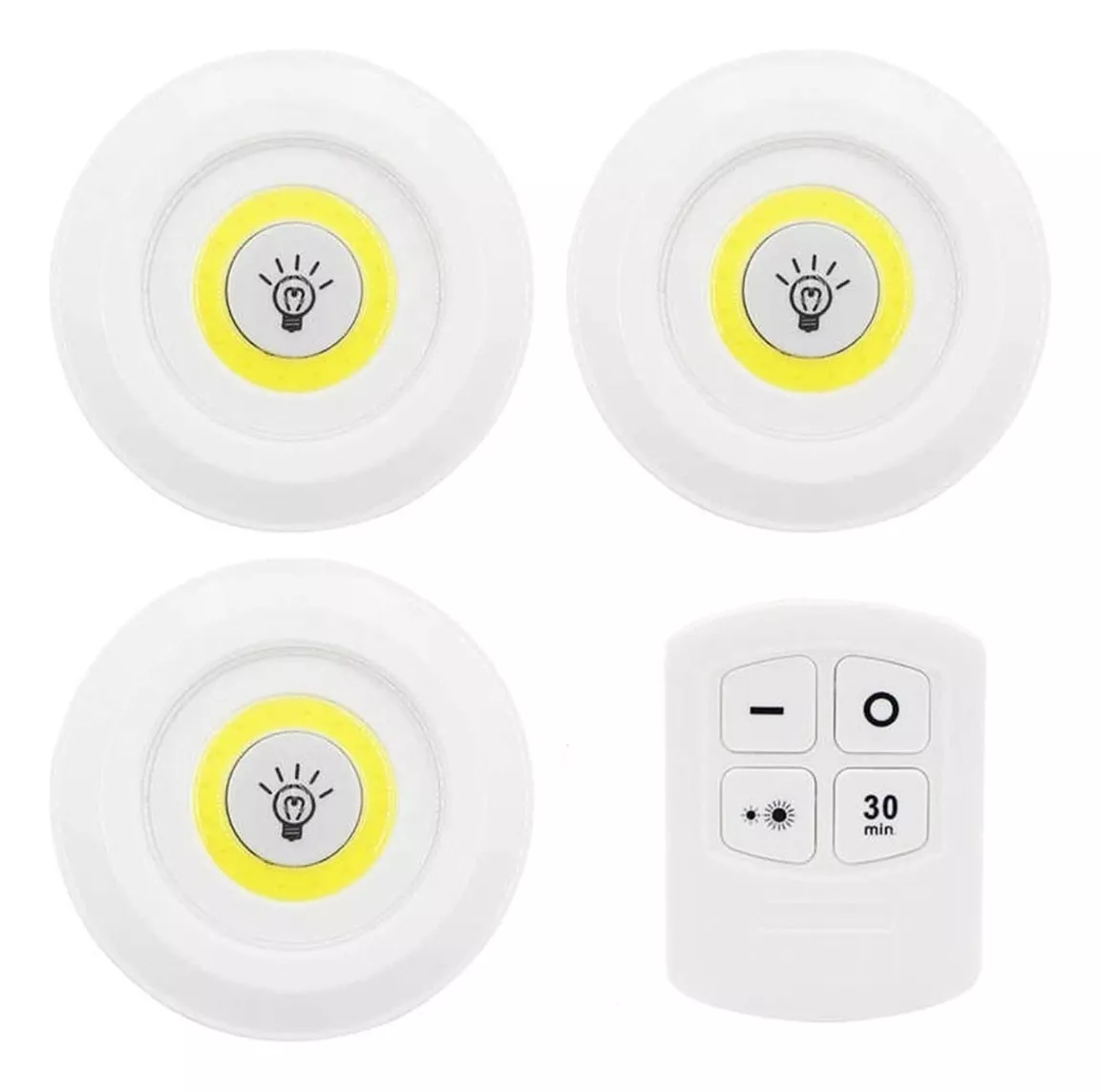 Set de Luces x 3 LED + control - Image 2