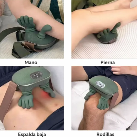 Masajeador Hombros Cuello Espalda – Masajeador tortuga con calor para cuello espalda piernas y rodillas - MerkBuy
